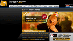 Le site Fnac VOD - telechargement à la demande de films, series et videos