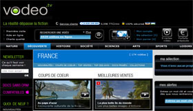 Le site Vodeo.tv - reportage et émission télé en video à la demande - Un catalogue de videos sans DRM